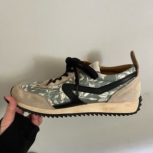 Rag and Bone floral green tennis shoes